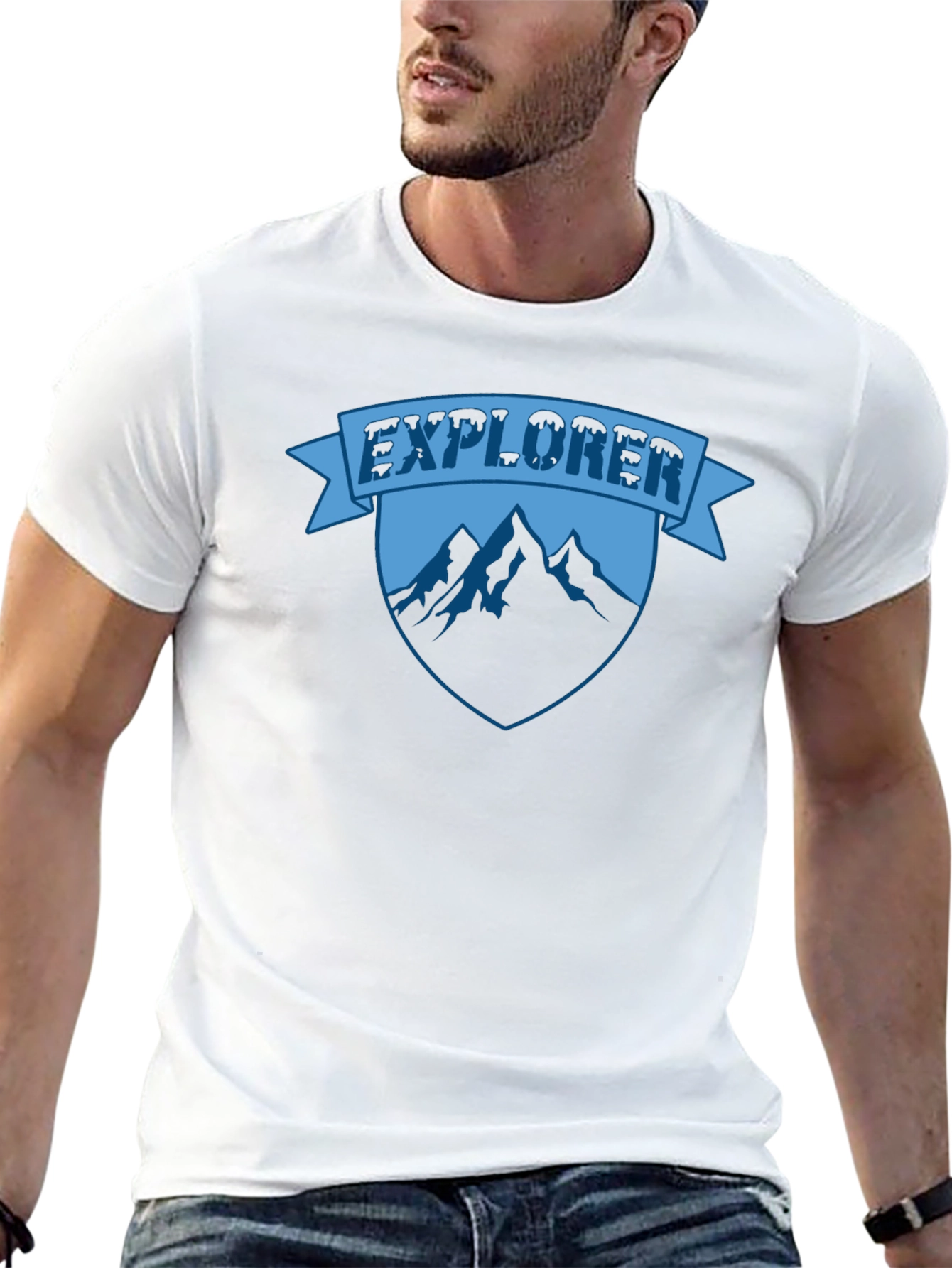 Explorer Mountain Graphic T-Shirt