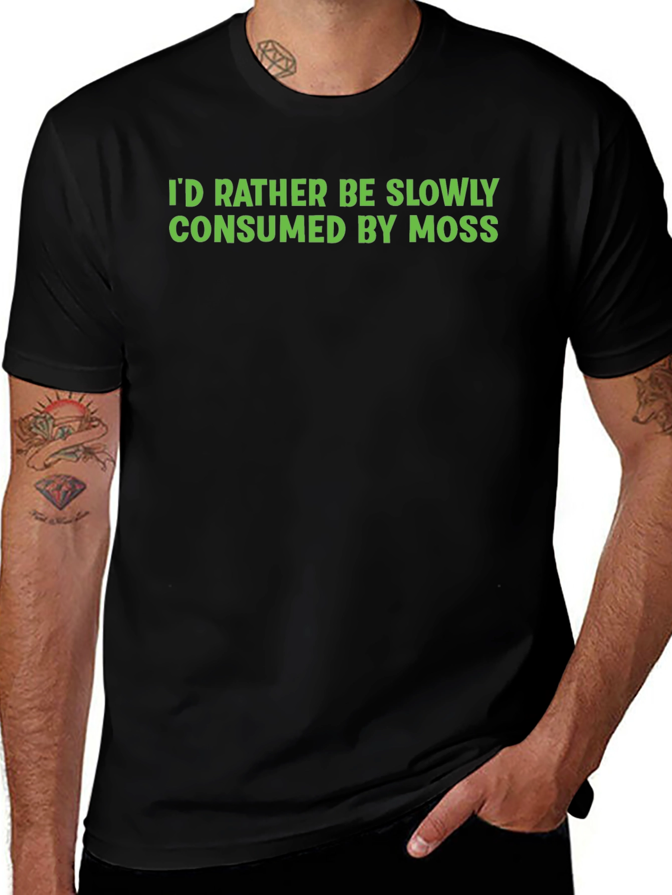 Consumed By Moss Funny Graphic Tee