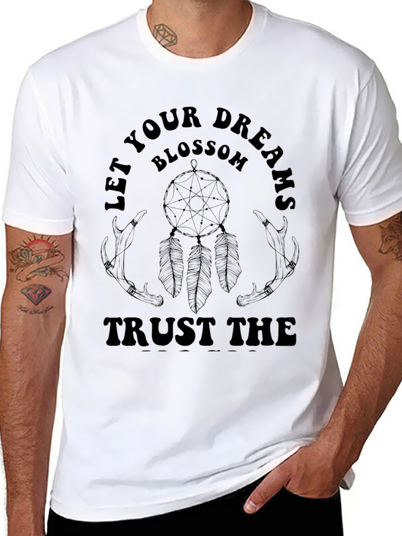 Dream Blossom Graphic Tee - Trust the Dreams