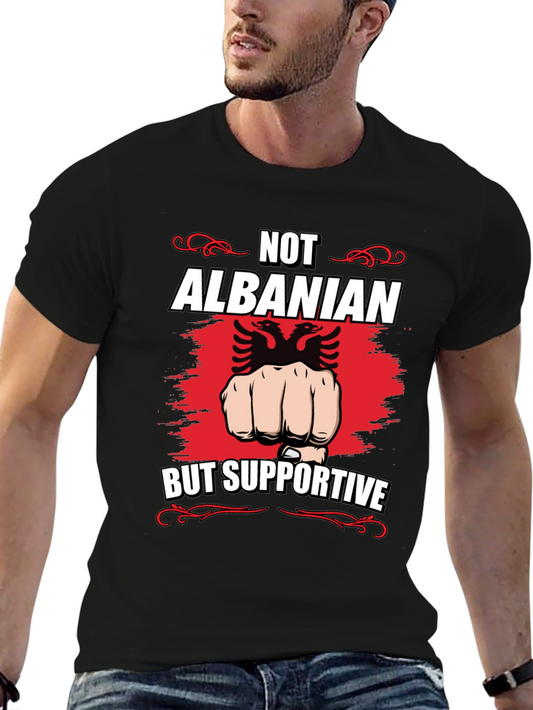 Albanian Supporter Graphic T-Shirt