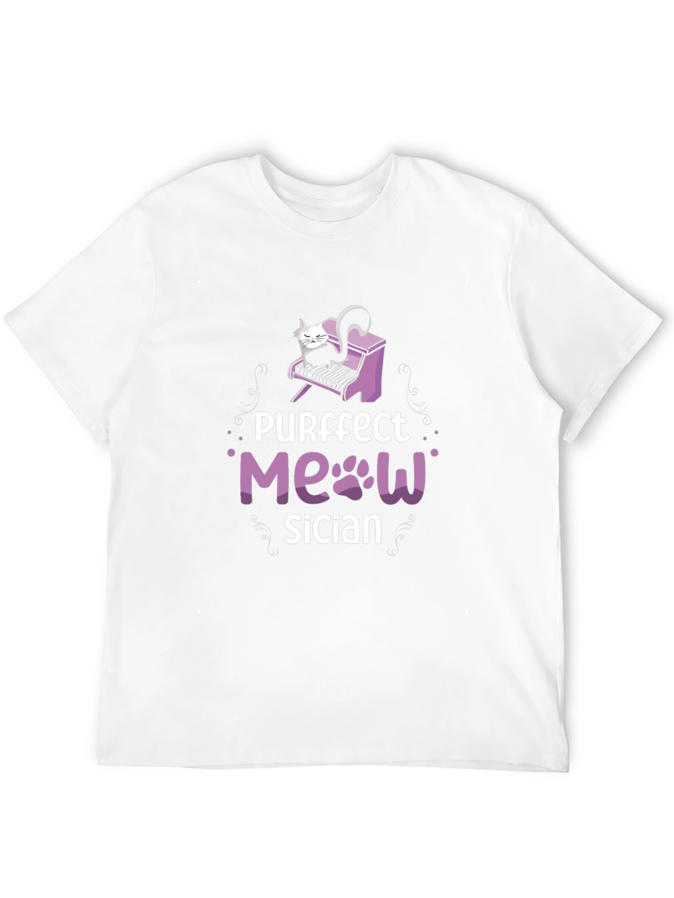 Purrfect Meowsician T-Shirt - Cat Musician Tee