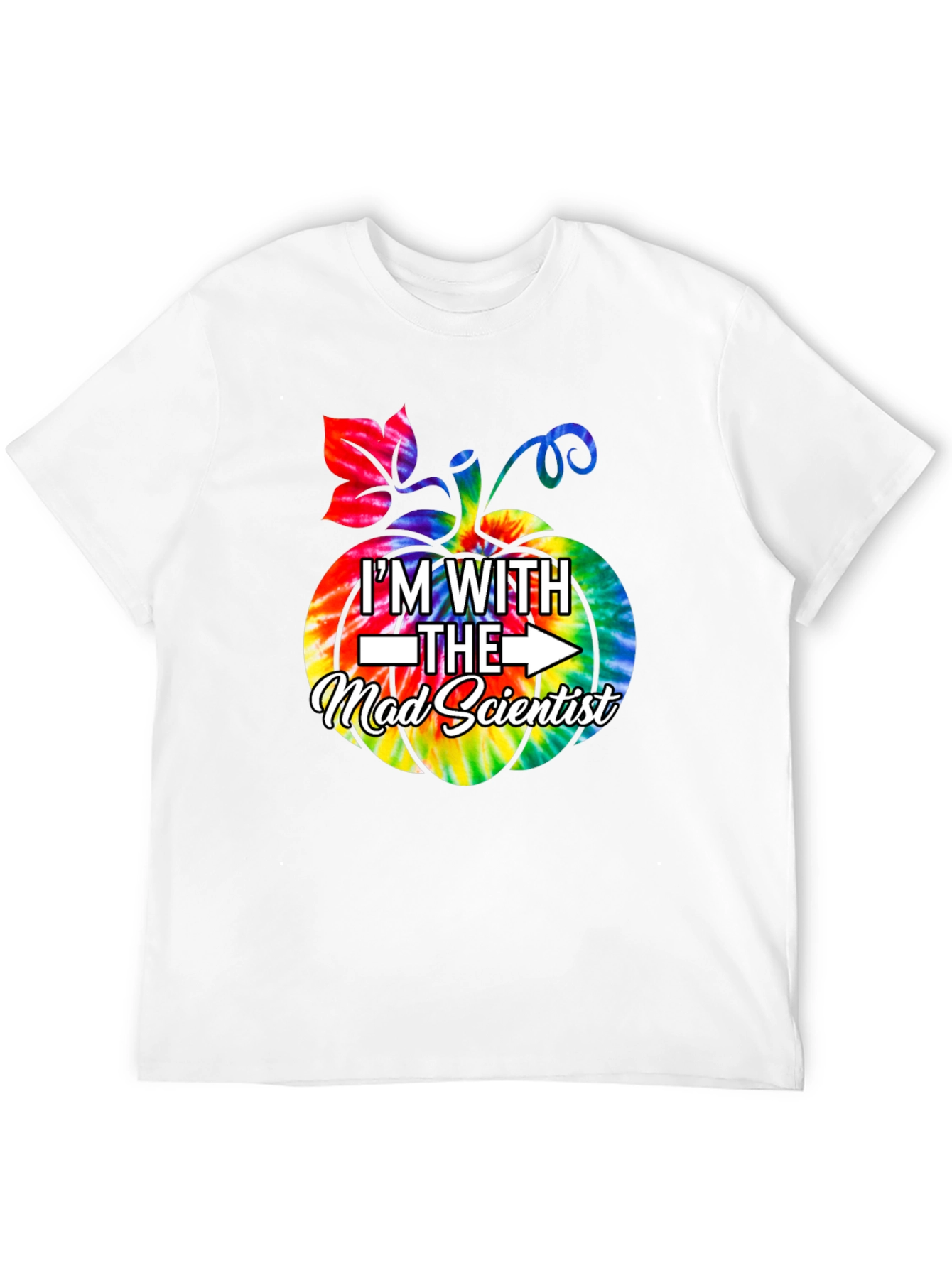 Im With The Mad Scientist Halloween T-Shirt