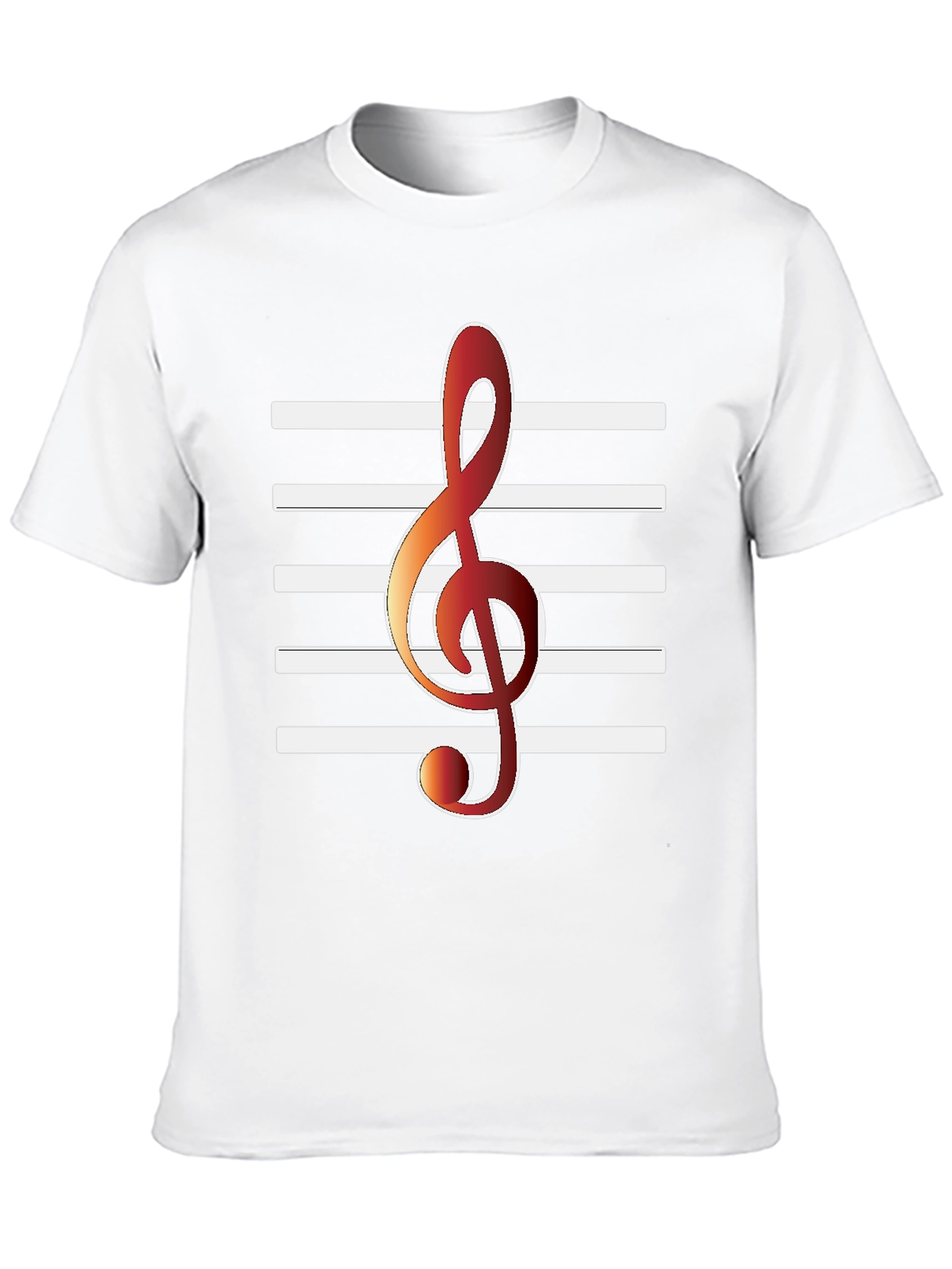 Musical Treble Clef T-Shirt