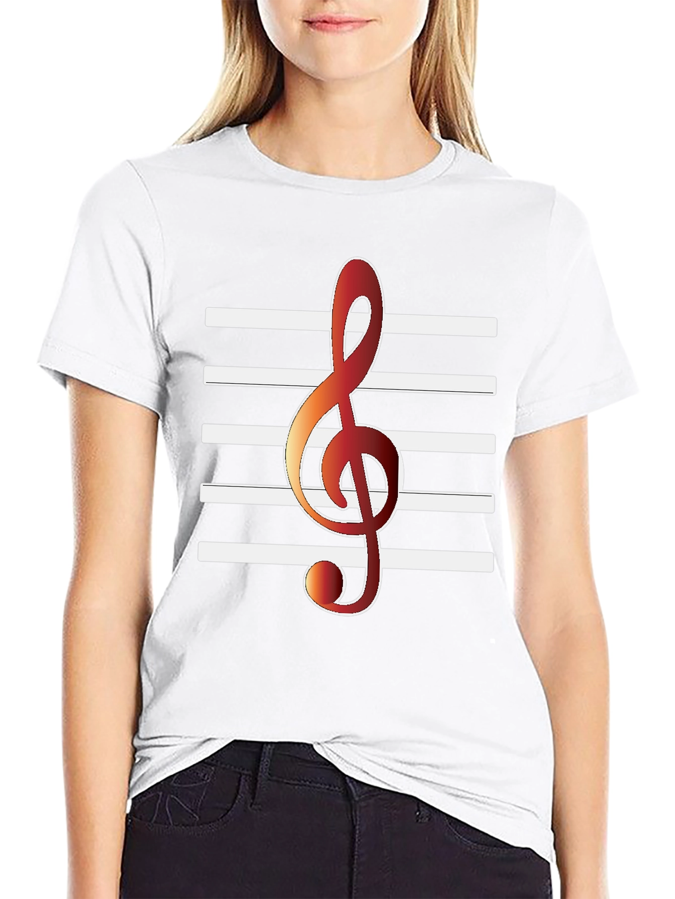 Musical Treble Clef T-Shirt