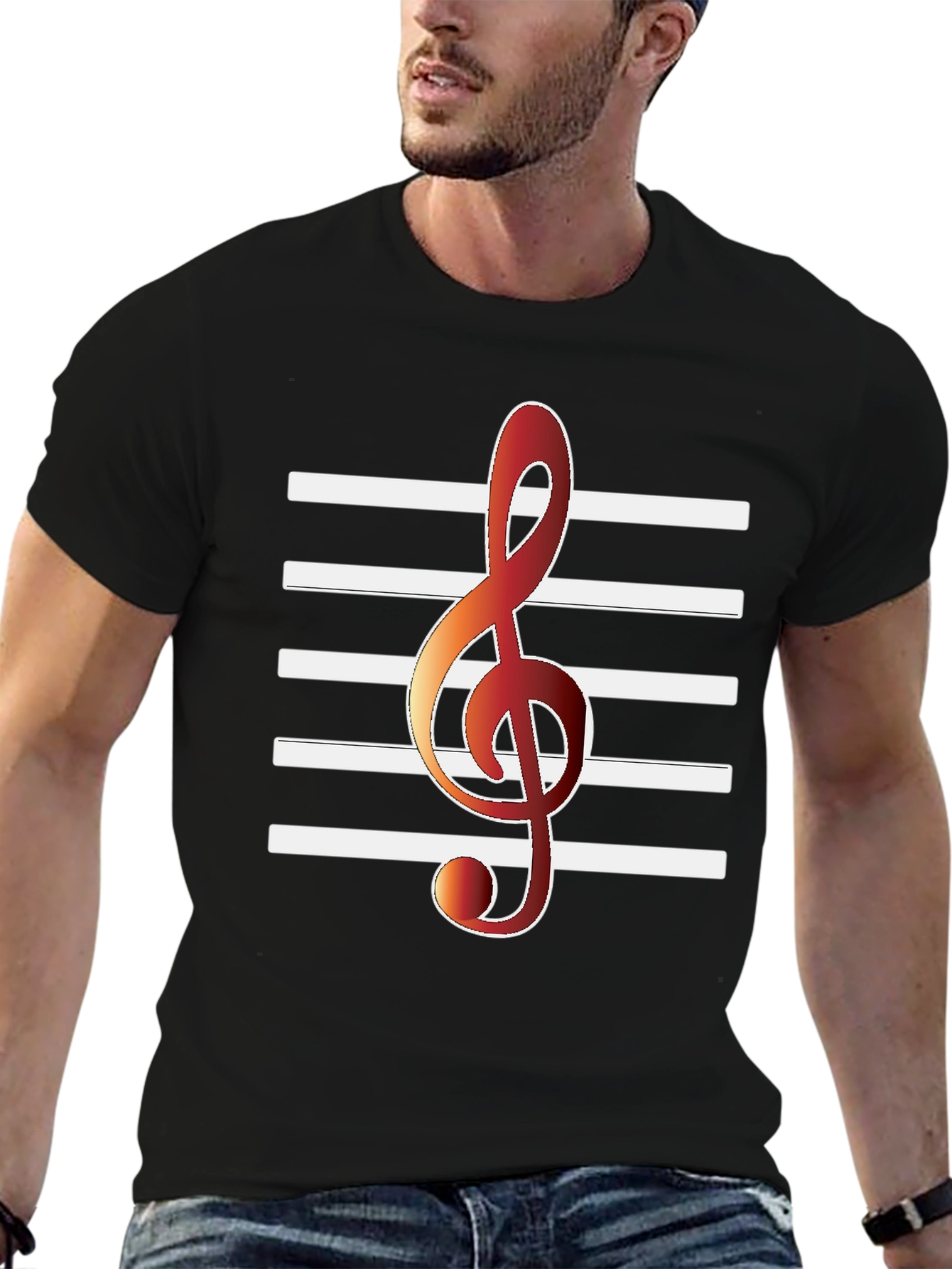 Musical Treble Clef T-Shirt