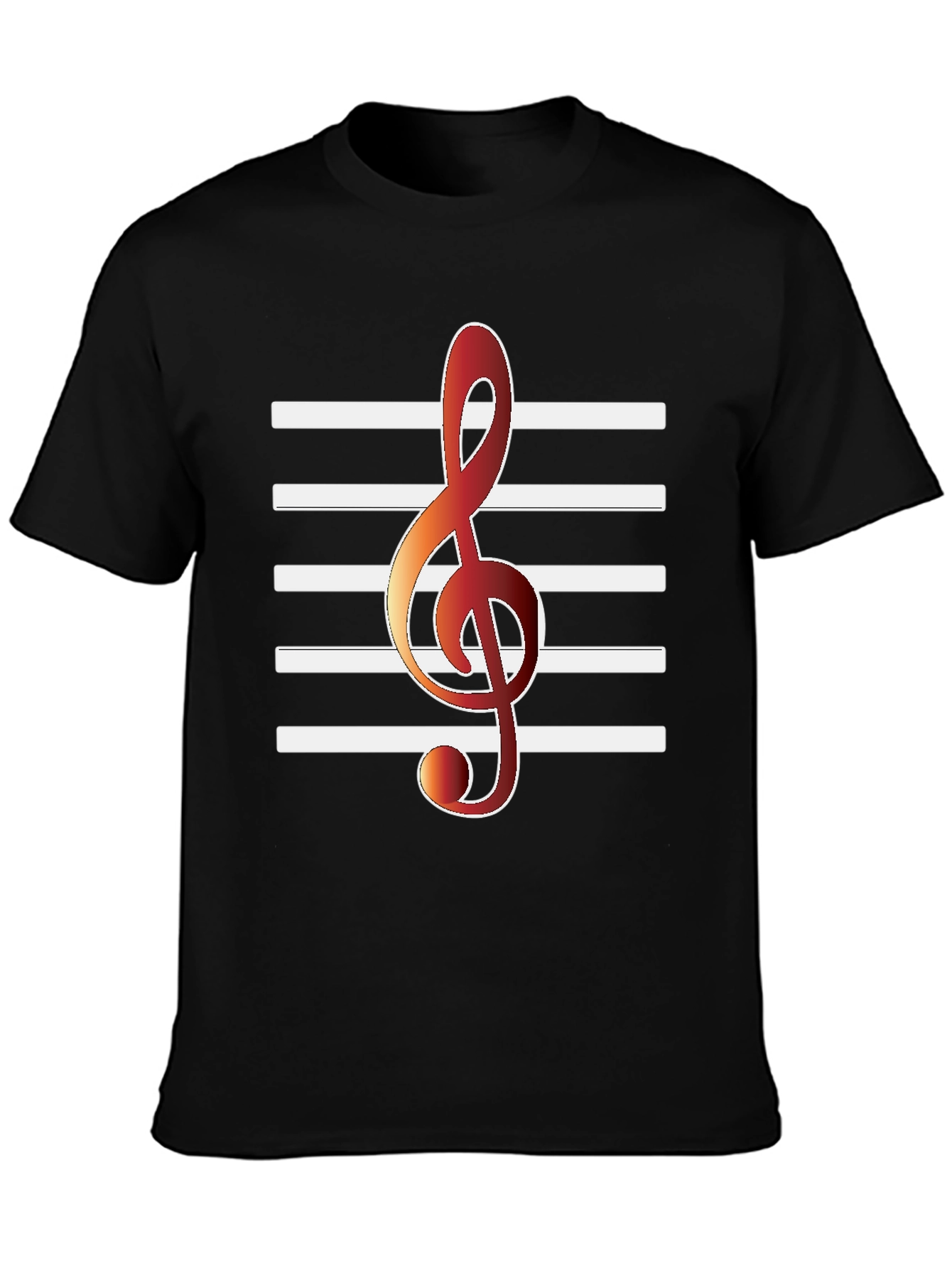 Musical Treble Clef T-Shirt