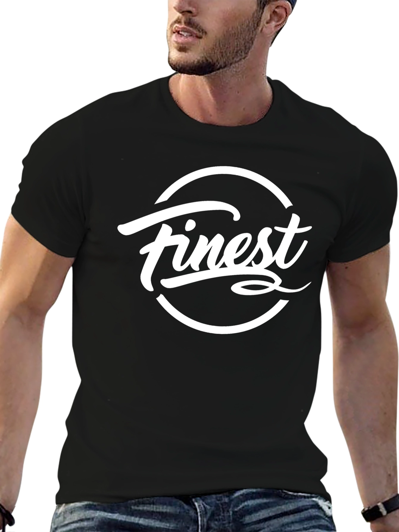 Finest Graphic Black T-Shirt - Stylish & Comfortable