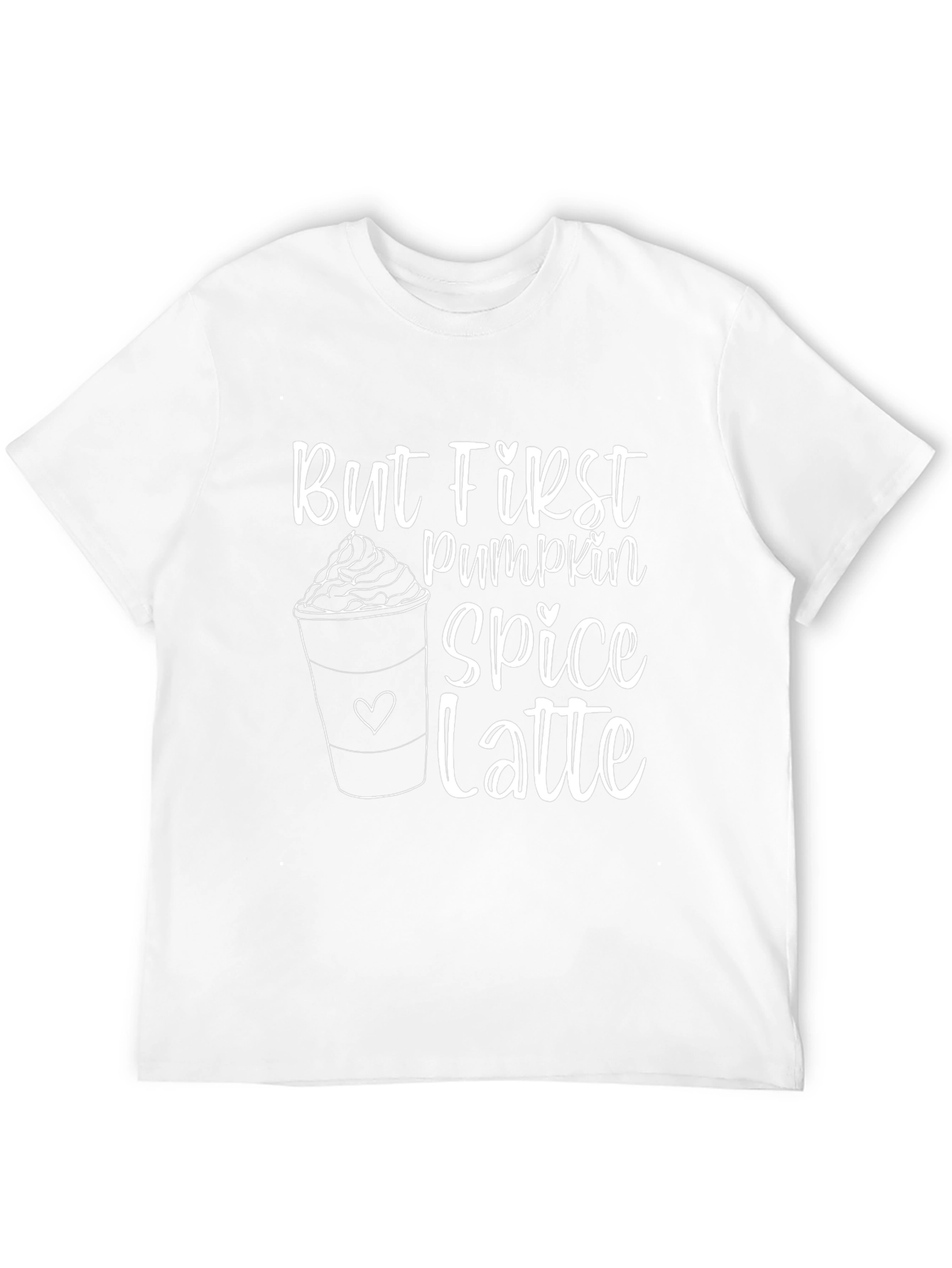 Pumpkin Spice Latte Graphic T-Shirt - Fall Season Apparel