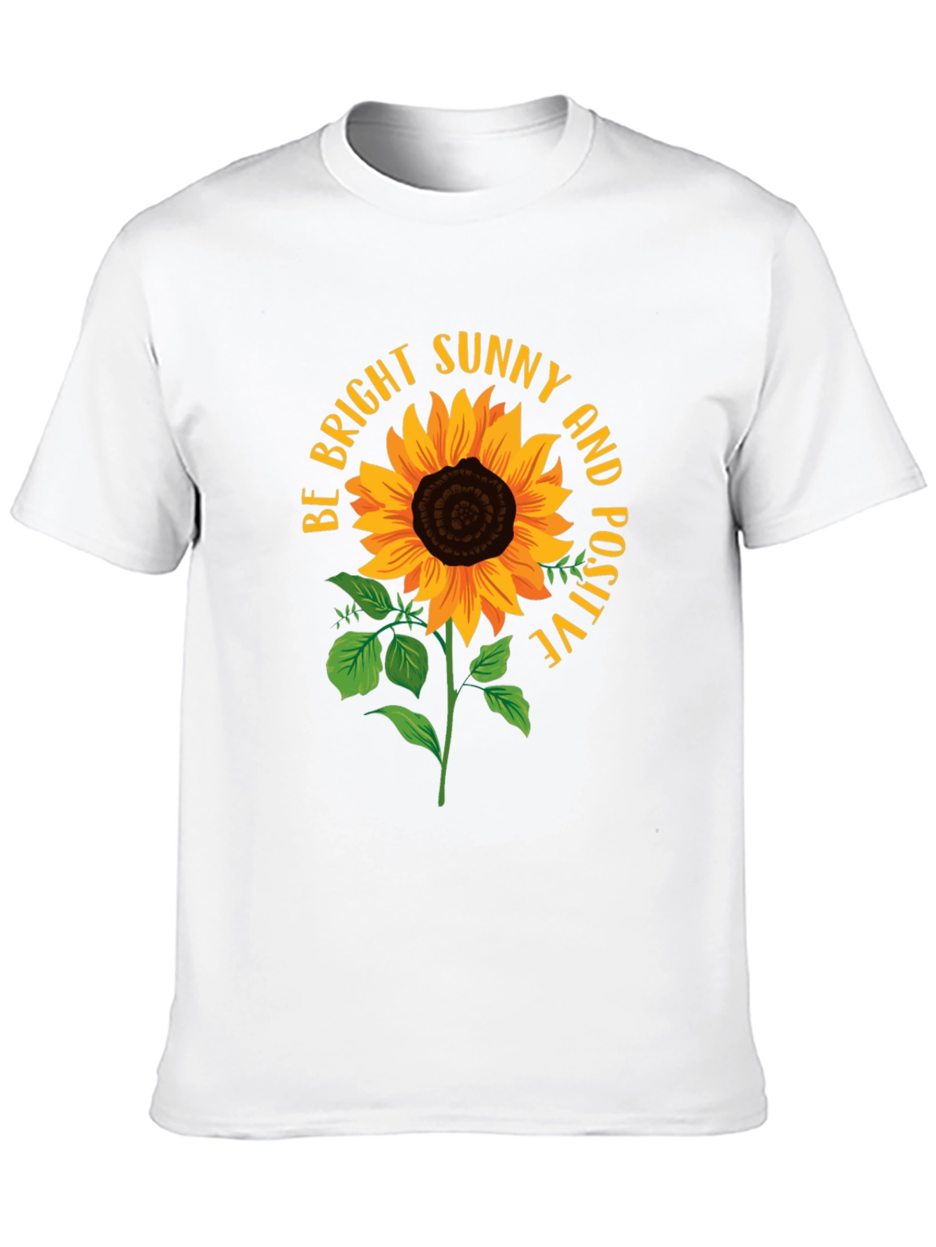Bright Sunflower Positive Vibes T-Shirt