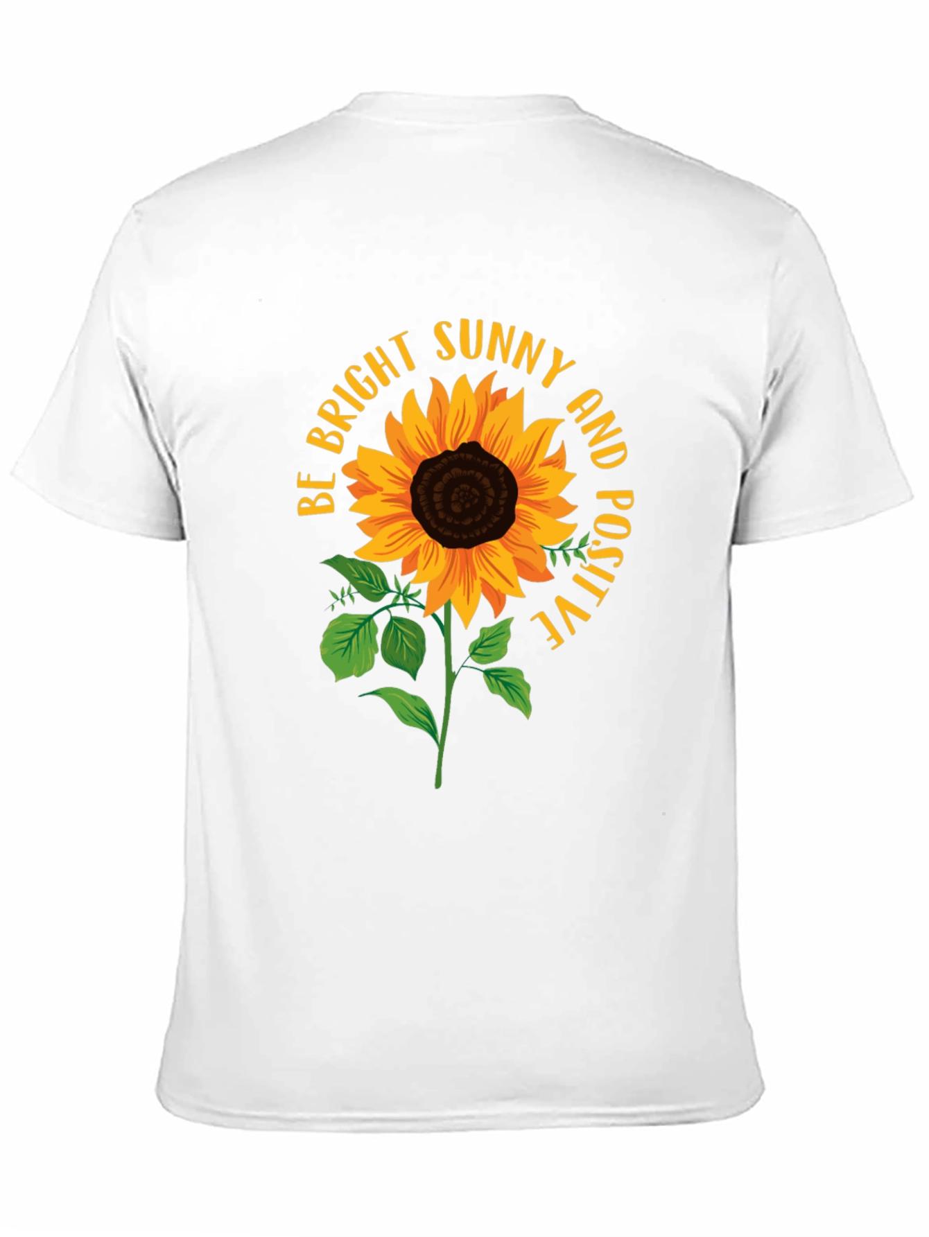 Bright Sunflower Positive Vibes T-Shirt