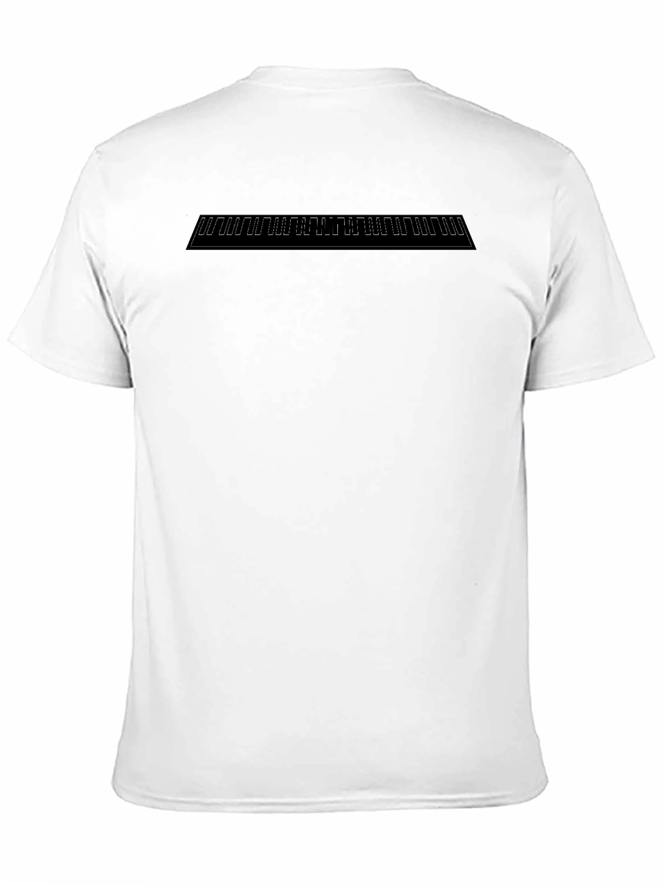 Minimalist Geometric Graphic Black T-Shirt