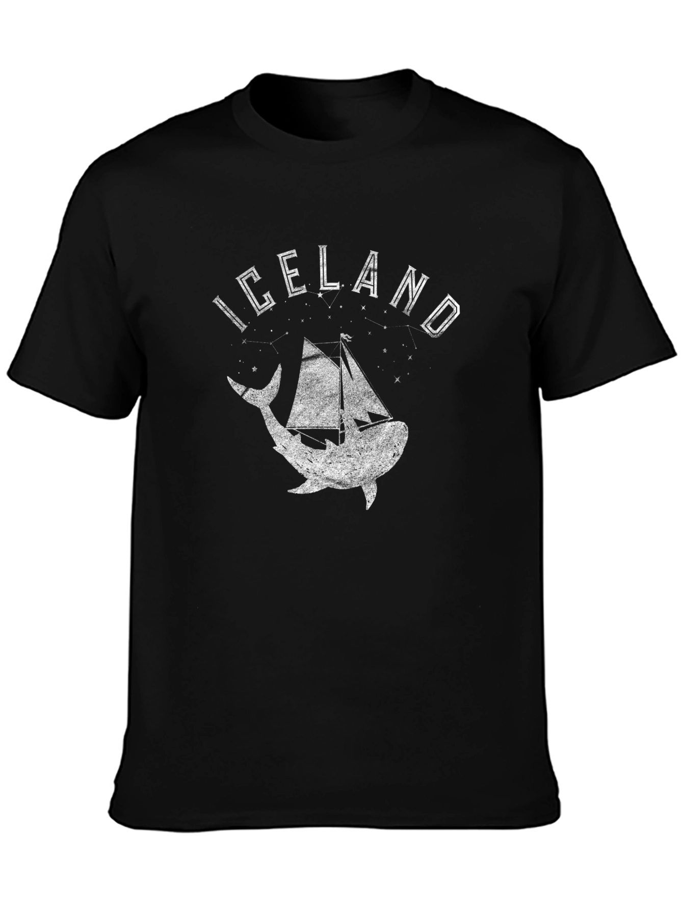 Iceland Shark Boat Graphic Tee