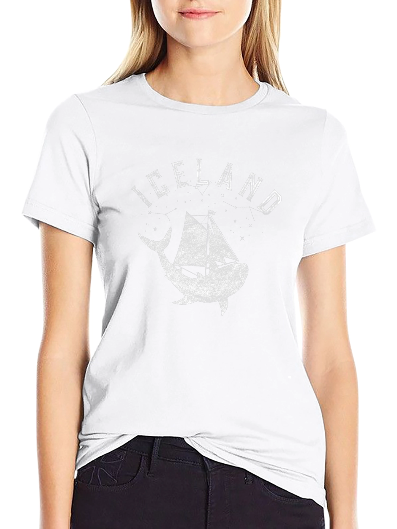 Iceland Shark Boat Graphic Tee