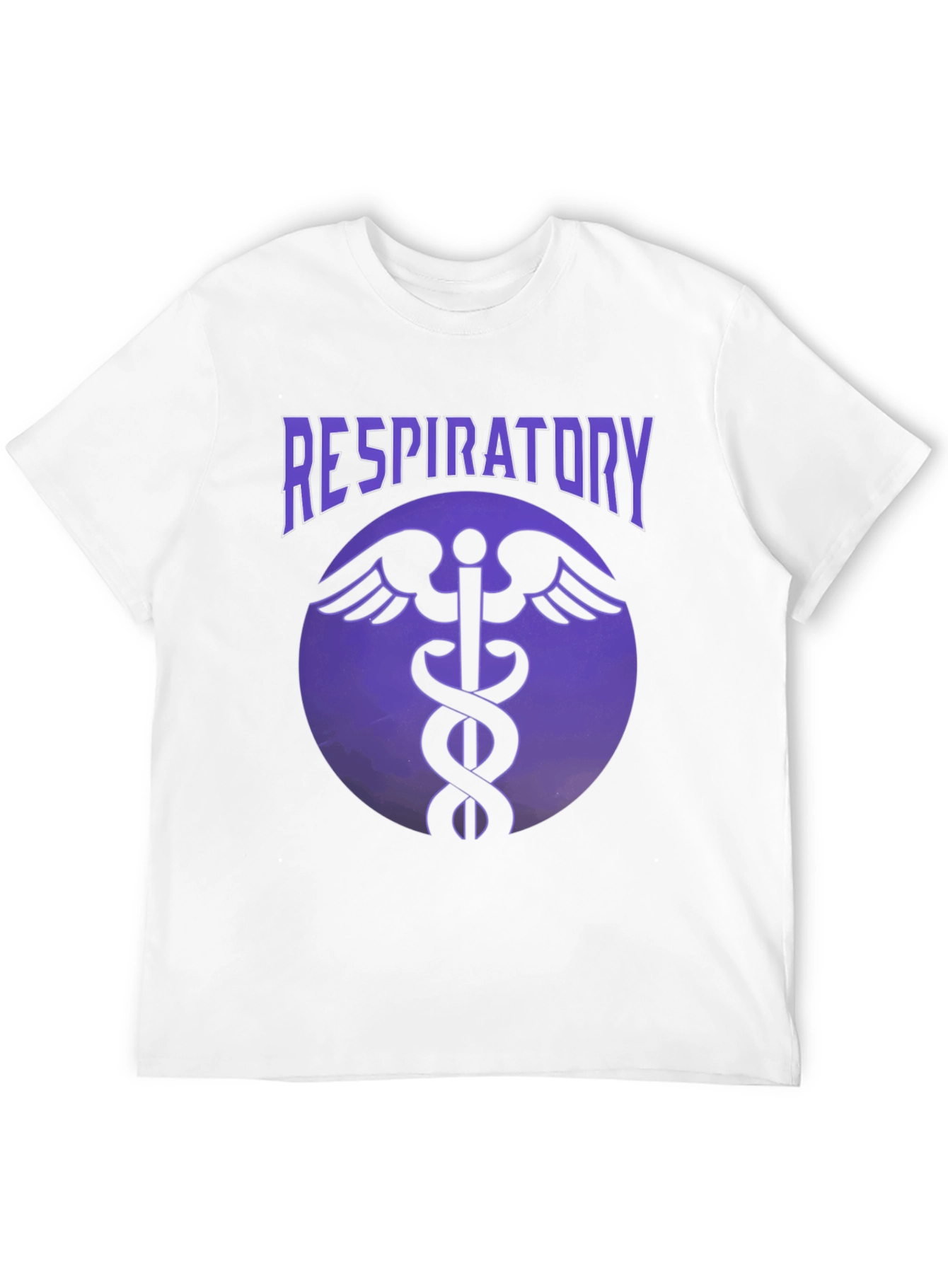 Respiratory Therapist Caduceus T-Shirt - Black