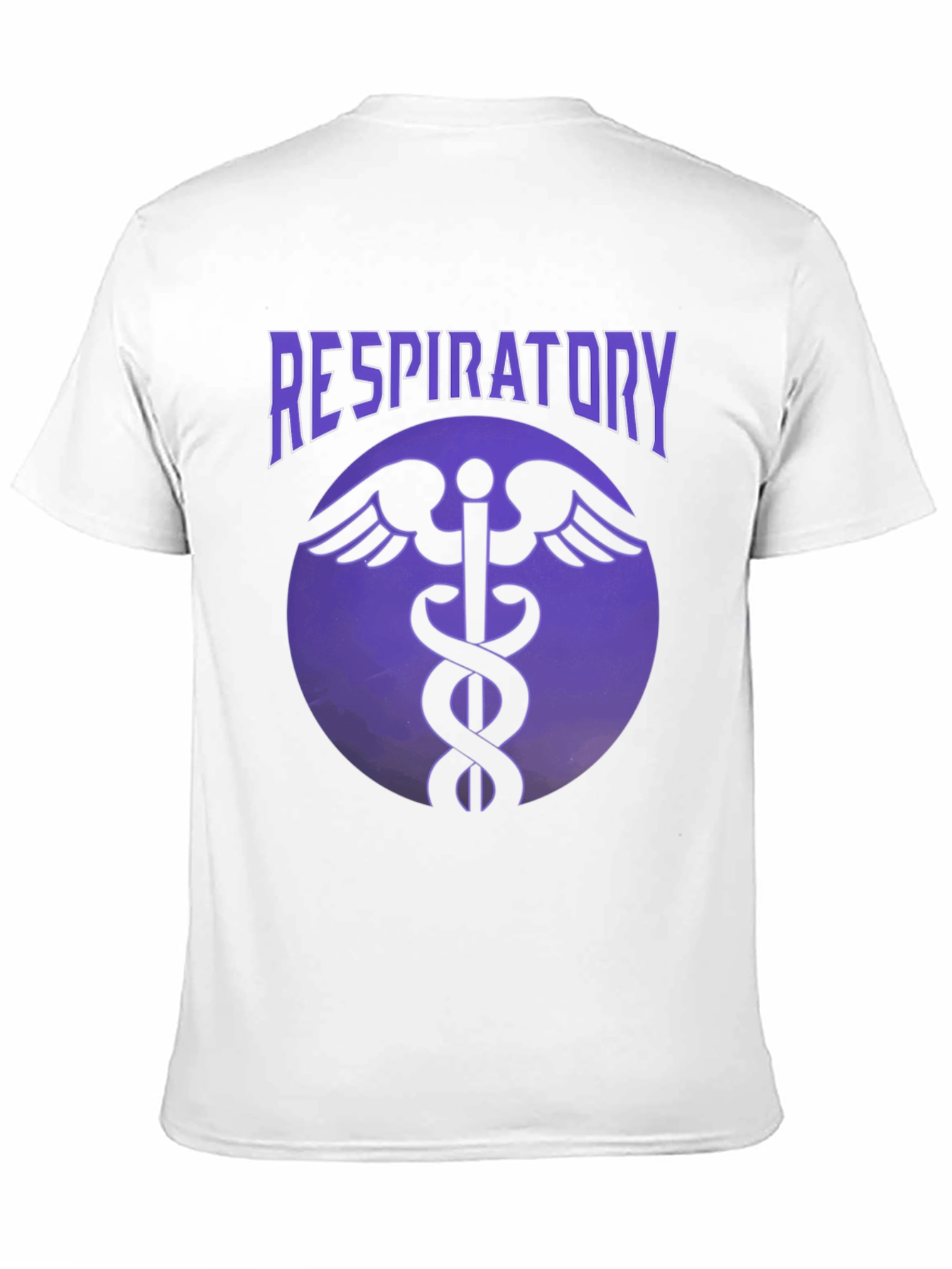 Respiratory Therapist Caduceus T-Shirt - Black