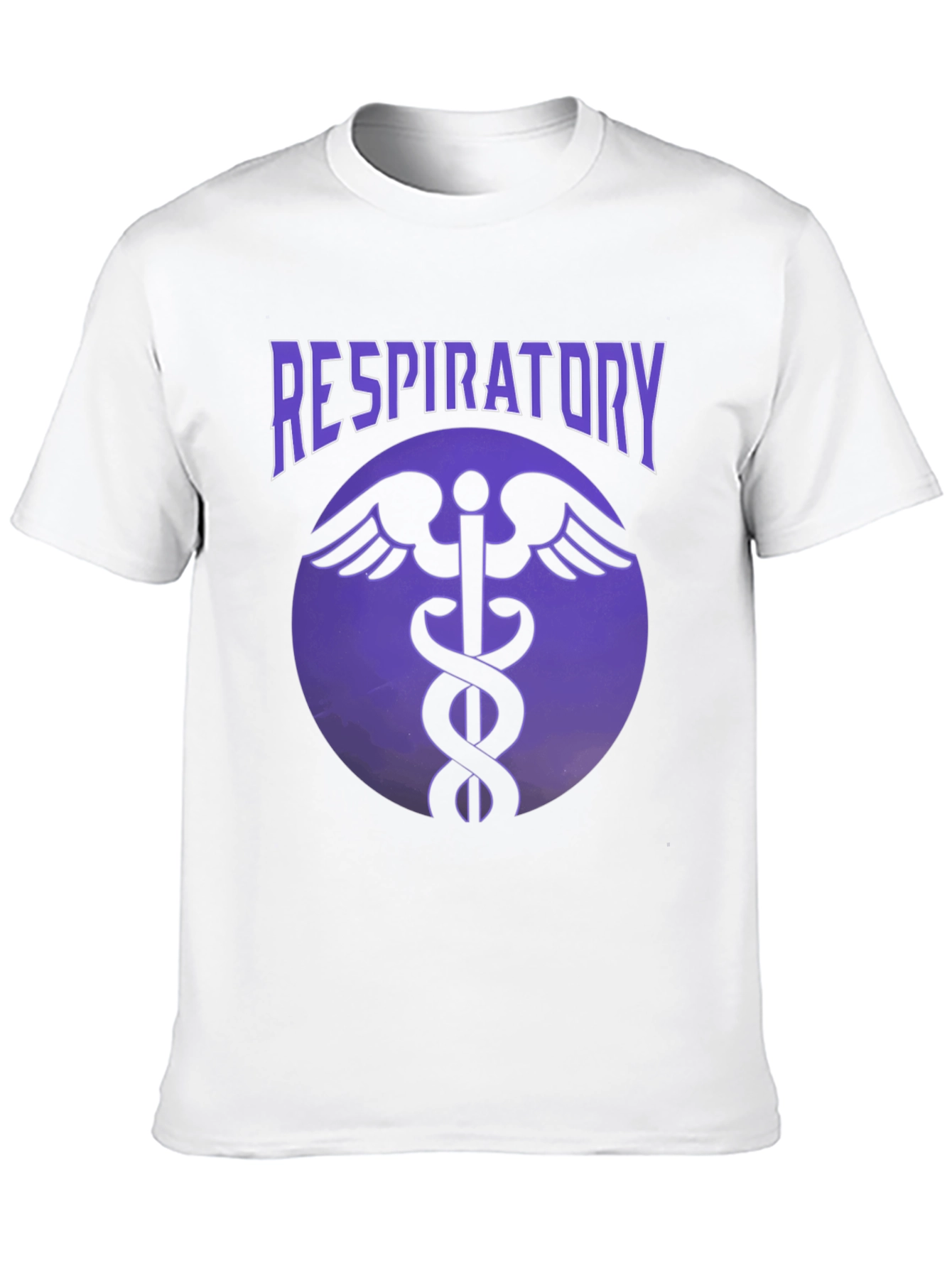 Respiratory Therapist Caduceus T-Shirt - Black