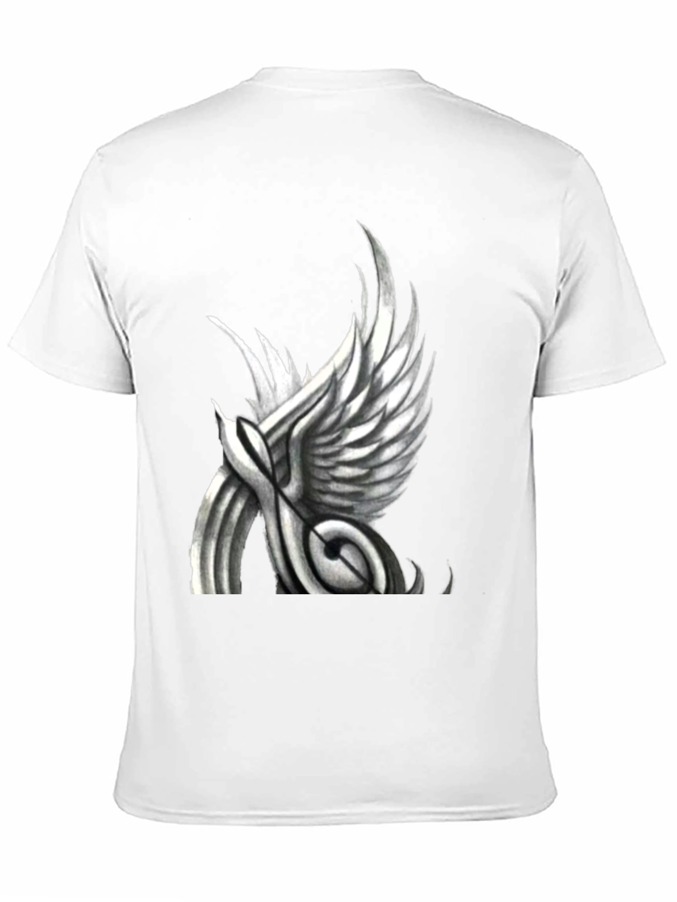 Winged Note Graphic T-Shirt