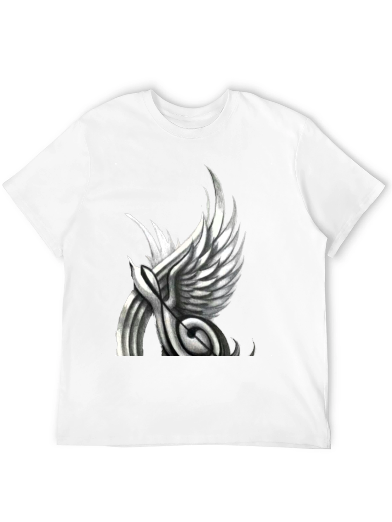 Winged Note Graphic T-Shirt