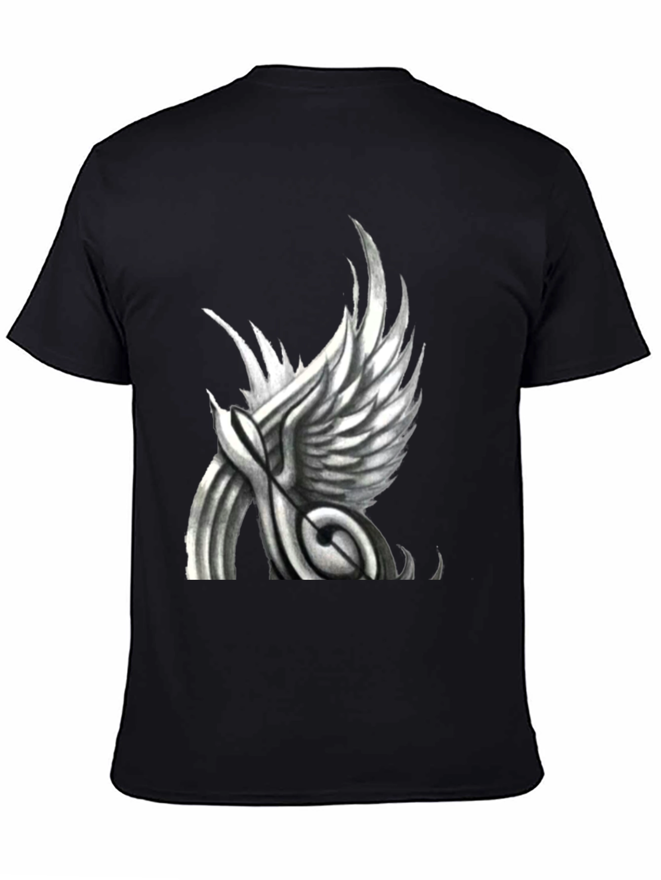 Winged Note Graphic T-Shirt