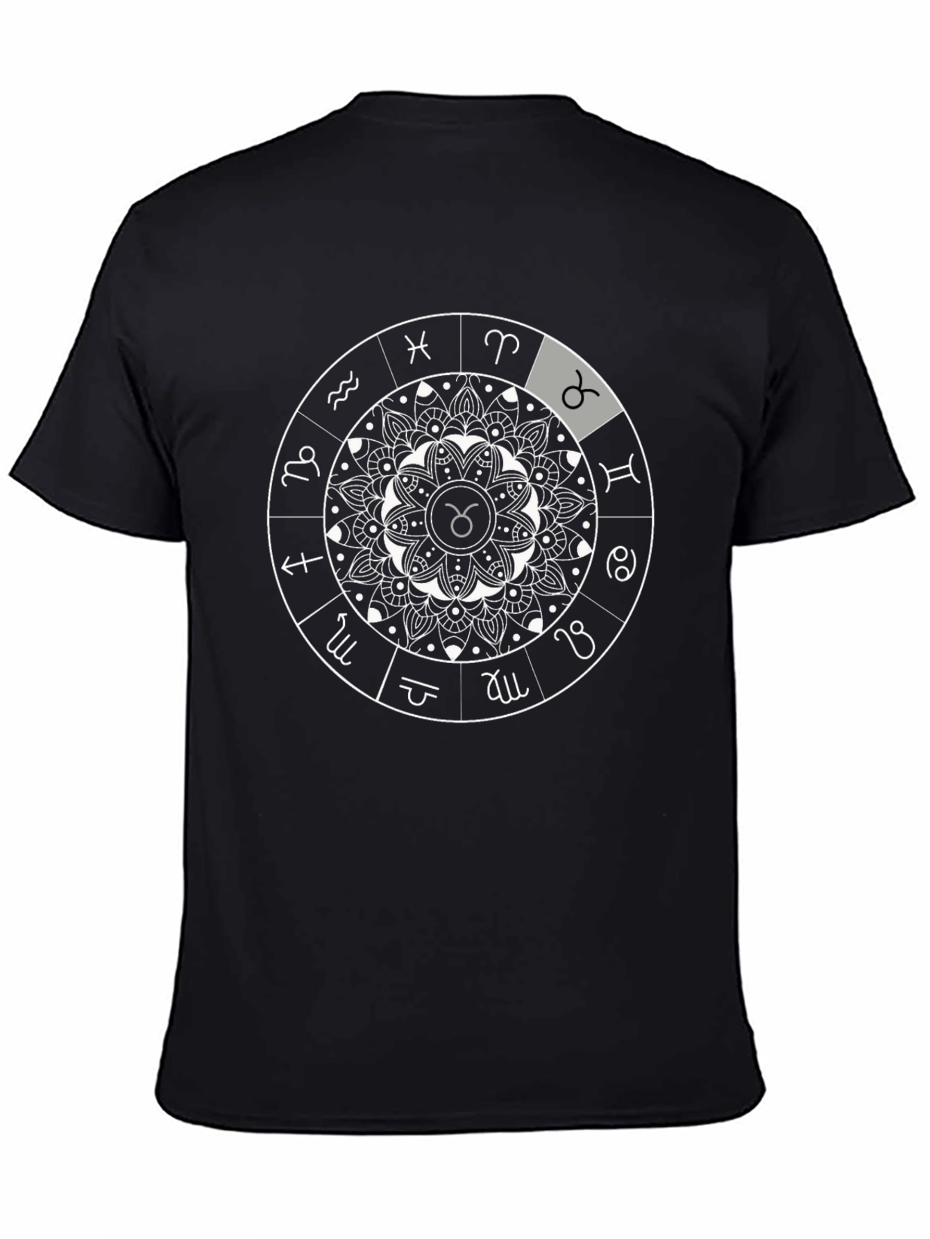 Zodiac Sign Mandala T-Shirt