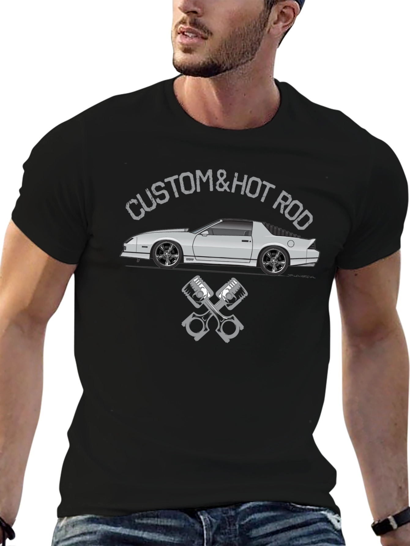 Custom & Hot Rod Car Graphic T-Shirt