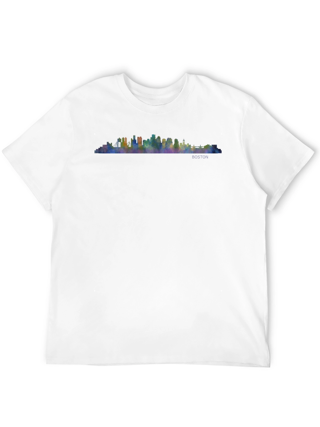 Boston Skyline Graphic Tee - Black