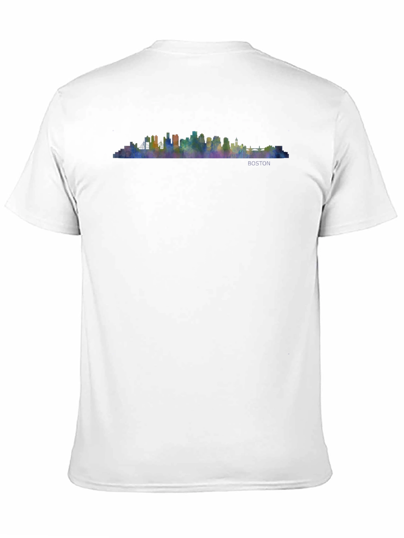 Boston Skyline Graphic Tee - Black
