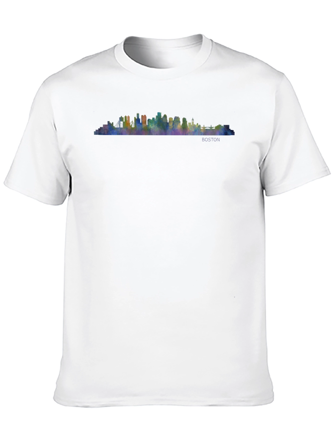 Boston Skyline Graphic Tee - Black