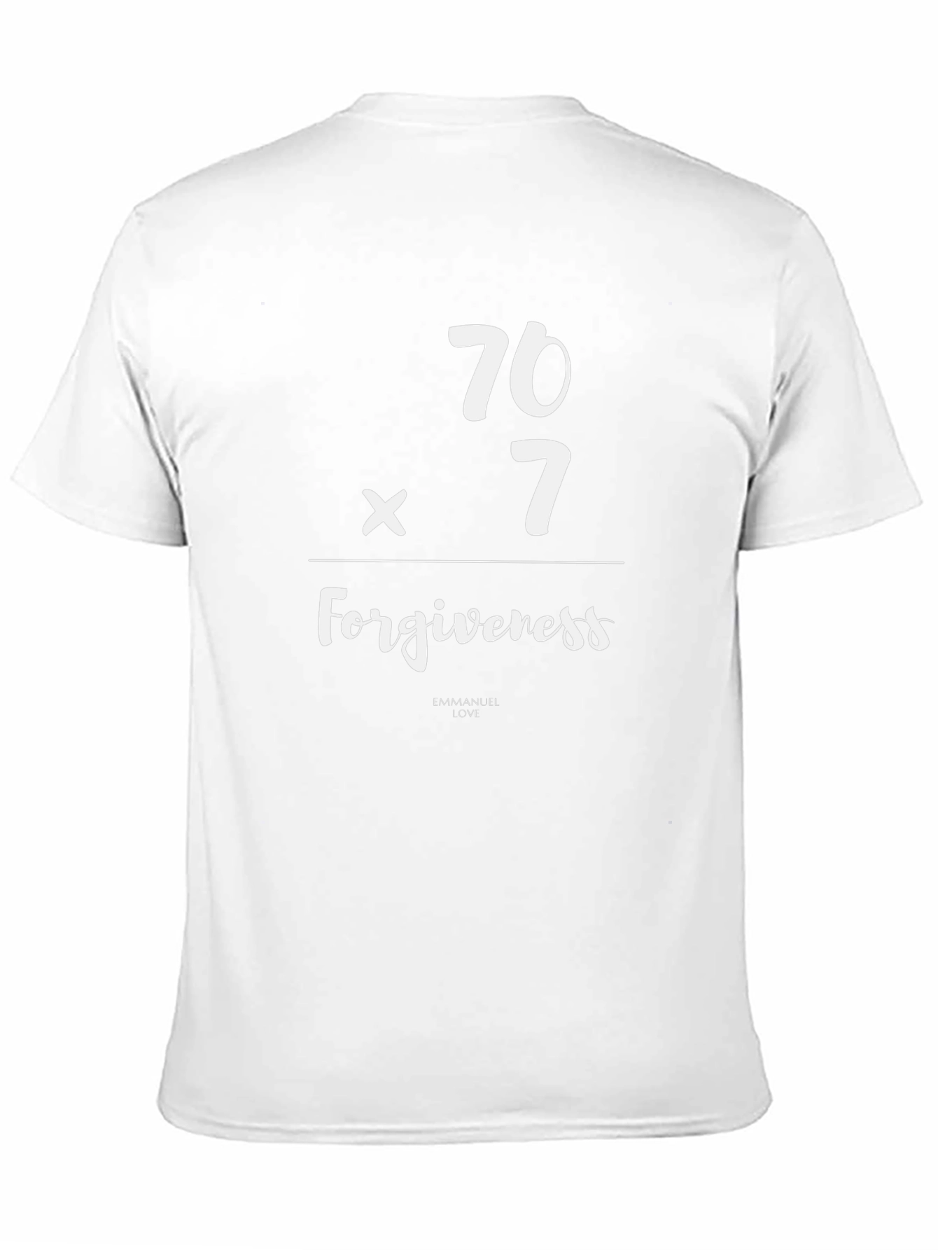 Forgiveness Graphic T-Shirt - Black