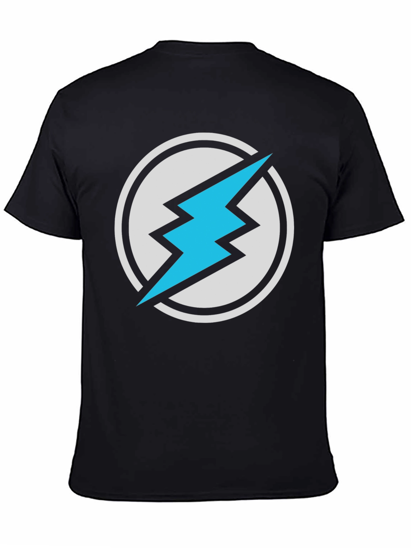 Lightning Bolt Graphic T-Shirt - Black