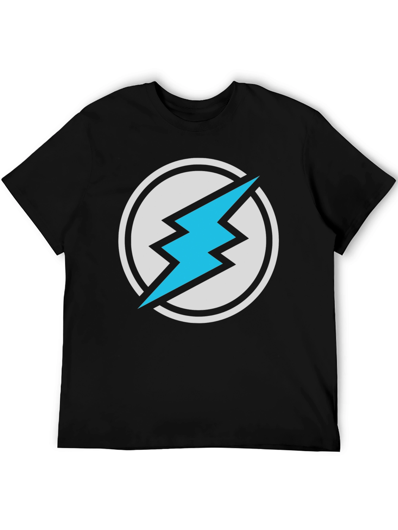 Lightning Bolt Graphic T-Shirt - Black