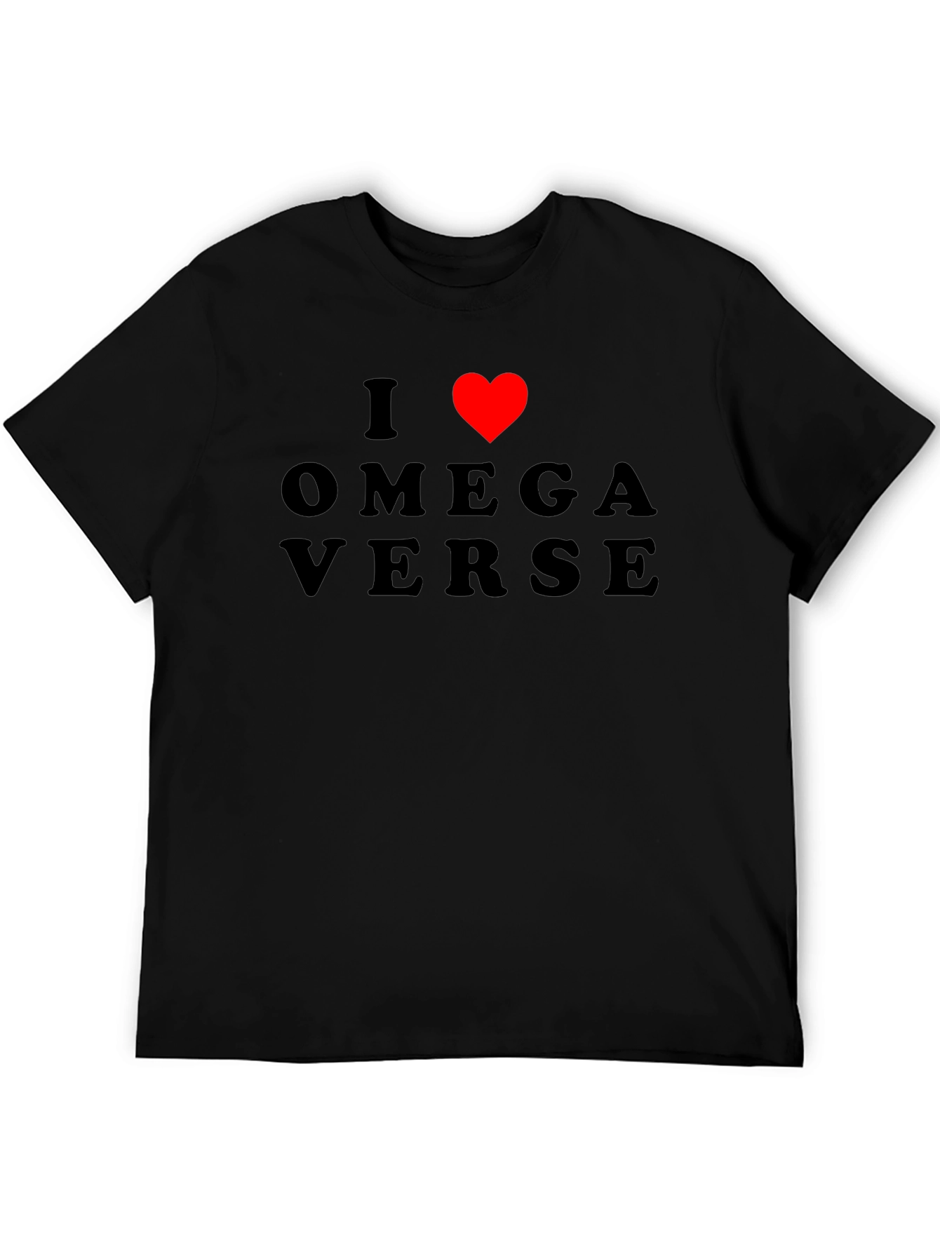 I Heart Omegaverse Graphic Tee - Black