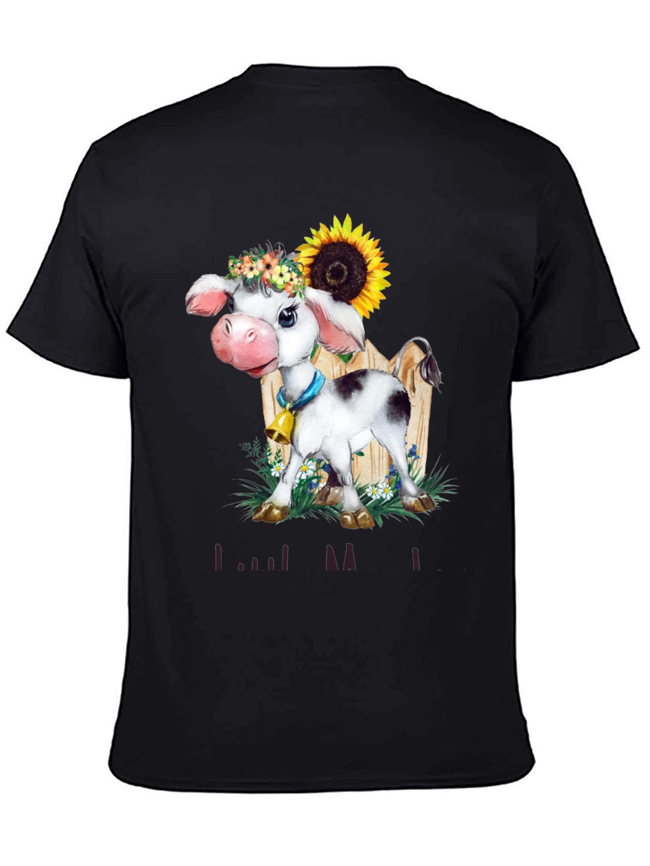 Cow with Sunflower T-Shirt