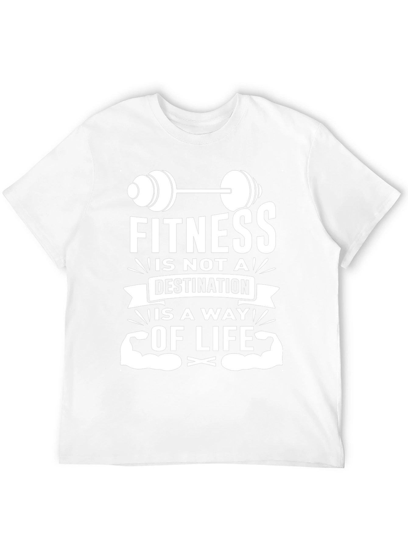 Fitness is a Way of Life Graphic T-Shirt