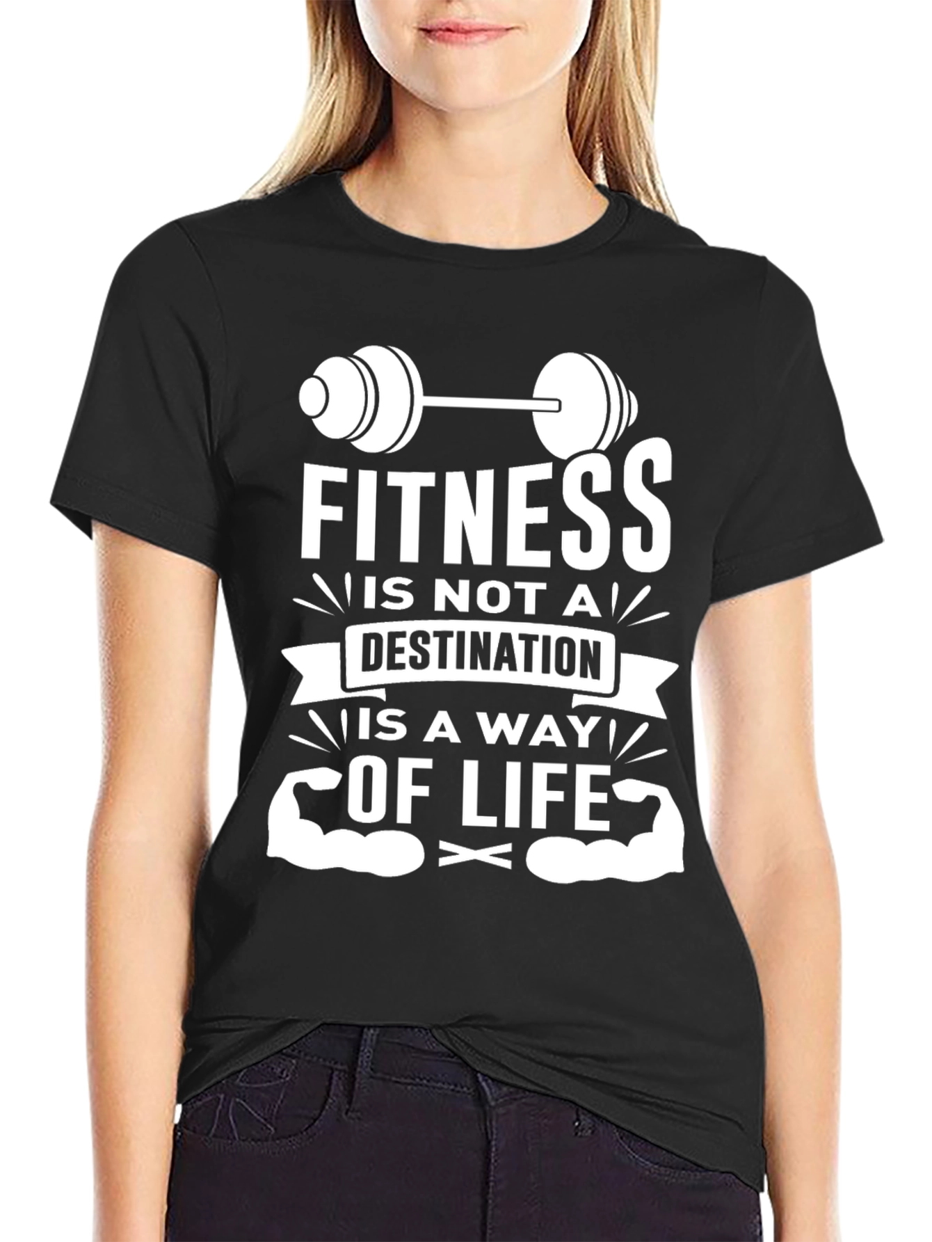 Fitness is a Way of Life Graphic T-Shirt
