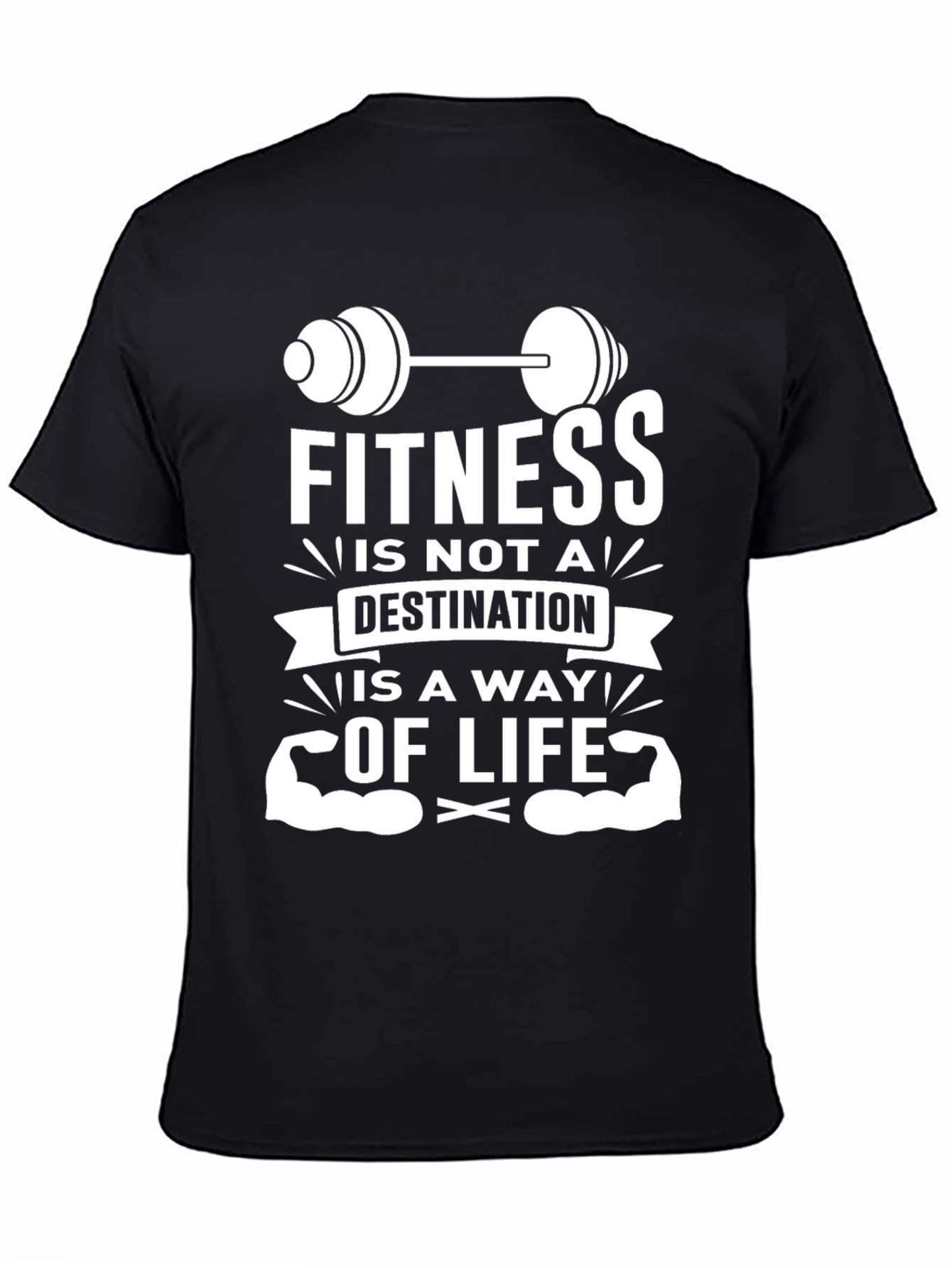 Fitness is a Way of Life Graphic T-Shirt