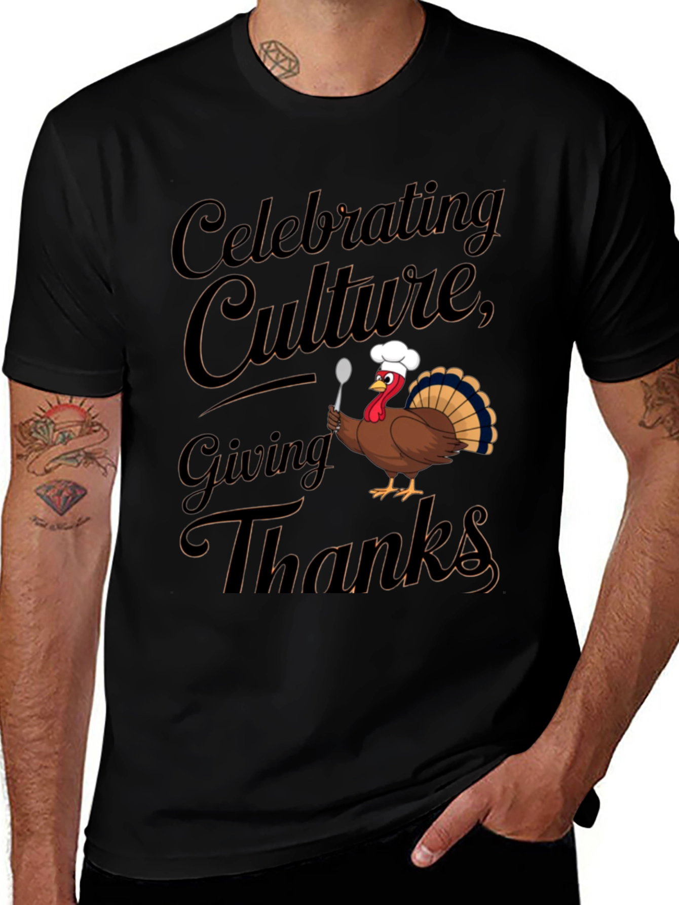 Thanksgiving Turkey Chef T-Shirt
