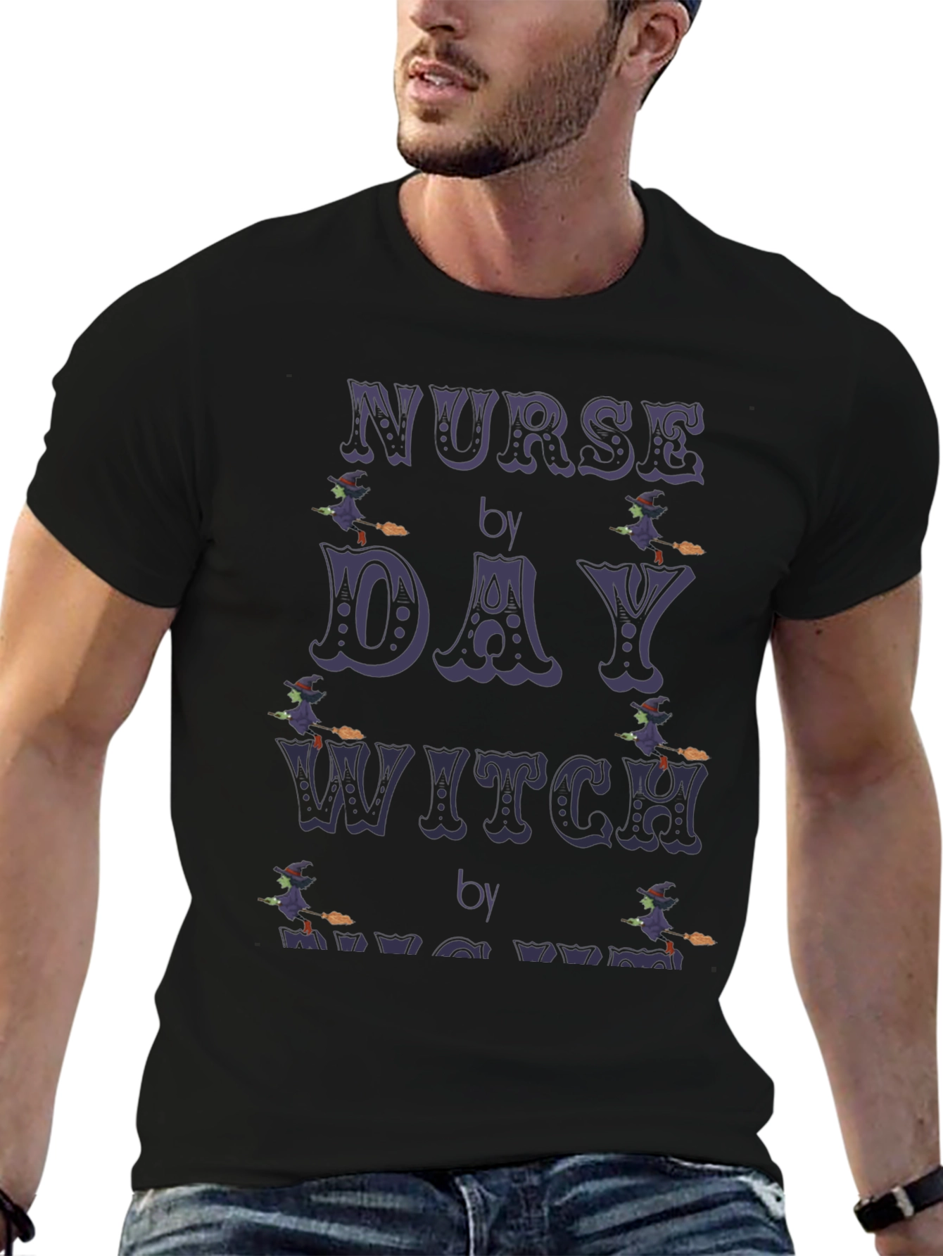 Nurse By Day Witch By Night T-Shirt