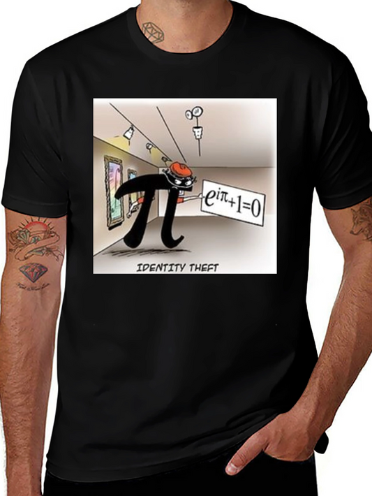 Pi Identity Theft T-Shirt - Math Humor Tee