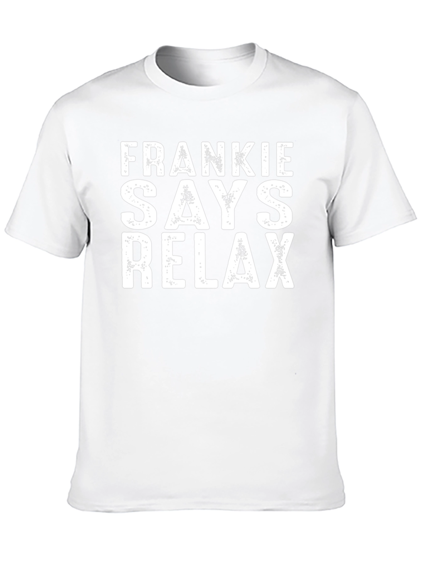 Frankie Says Relax Black T-Shirt - Retro Style