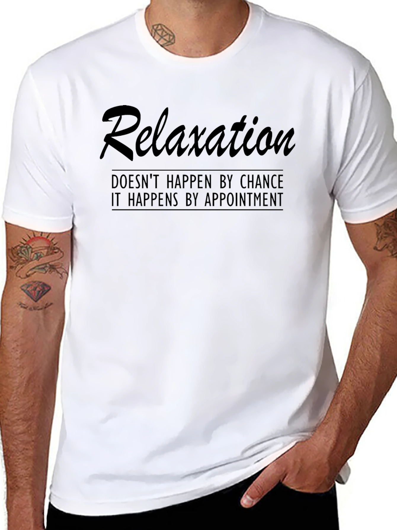 Relaxation Appointment Black T-Shirt