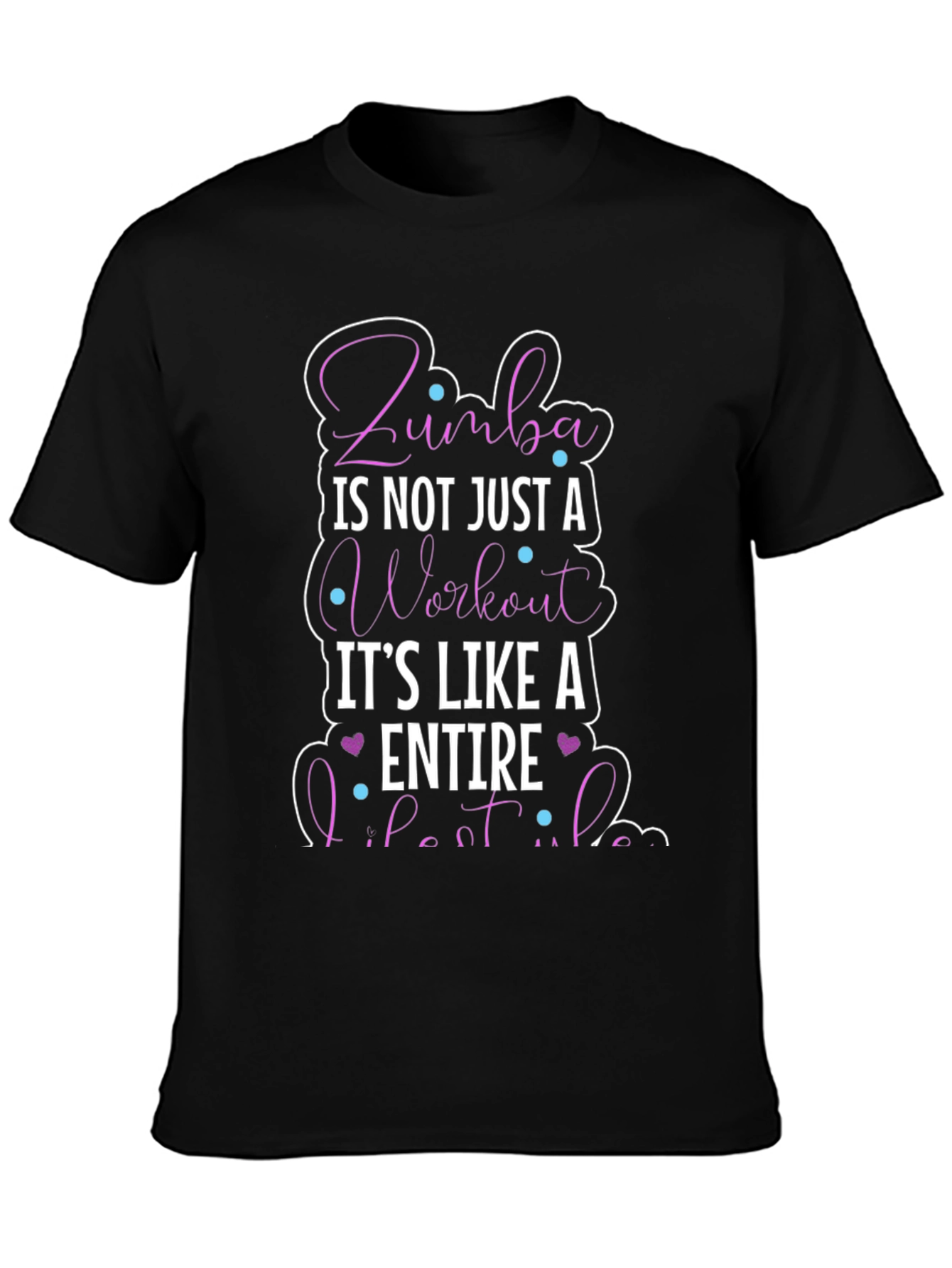 Zumba Lifestyle Graphic Tee - Workout Motivation Shirt