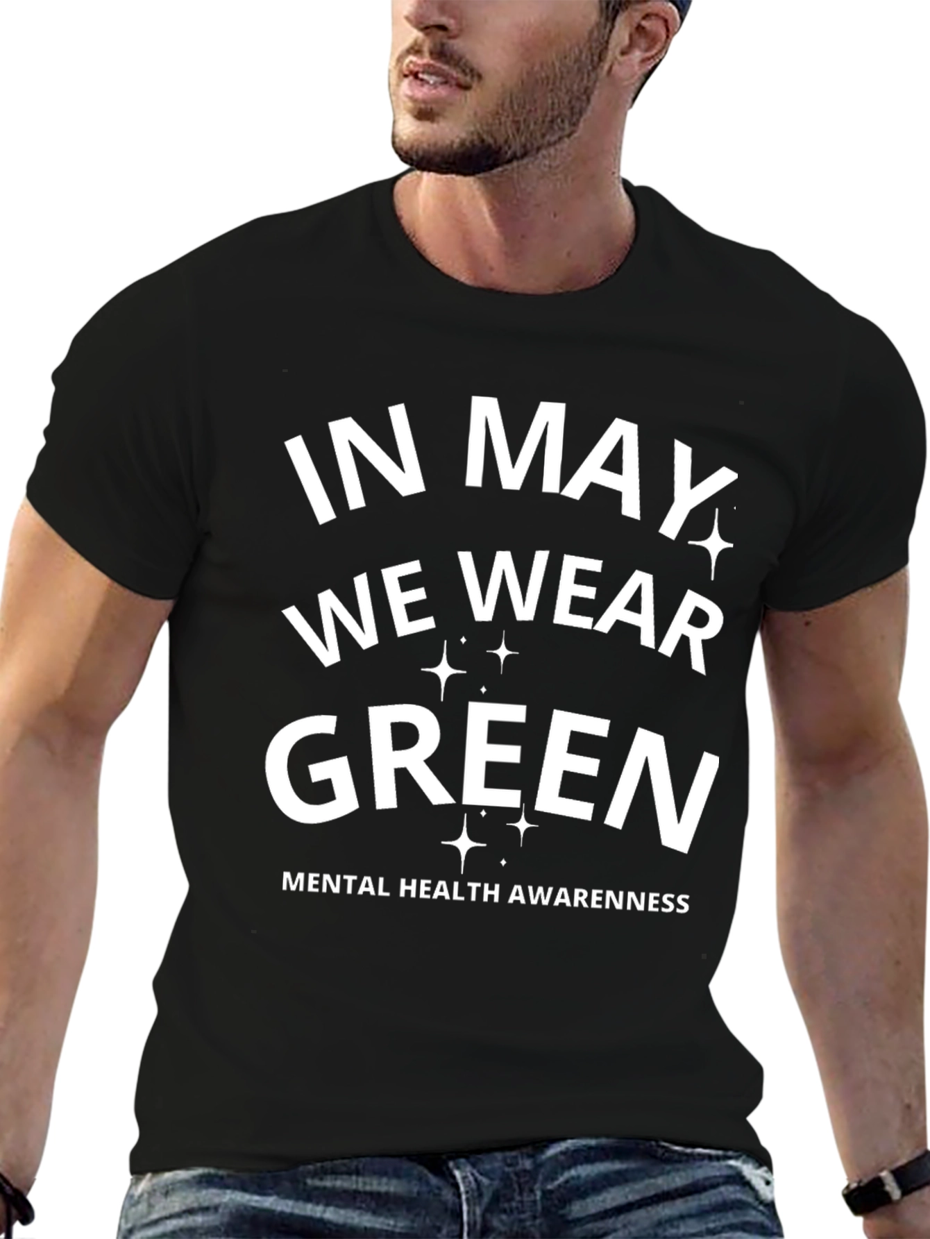 Mental Health Awareness Green T-Shirt