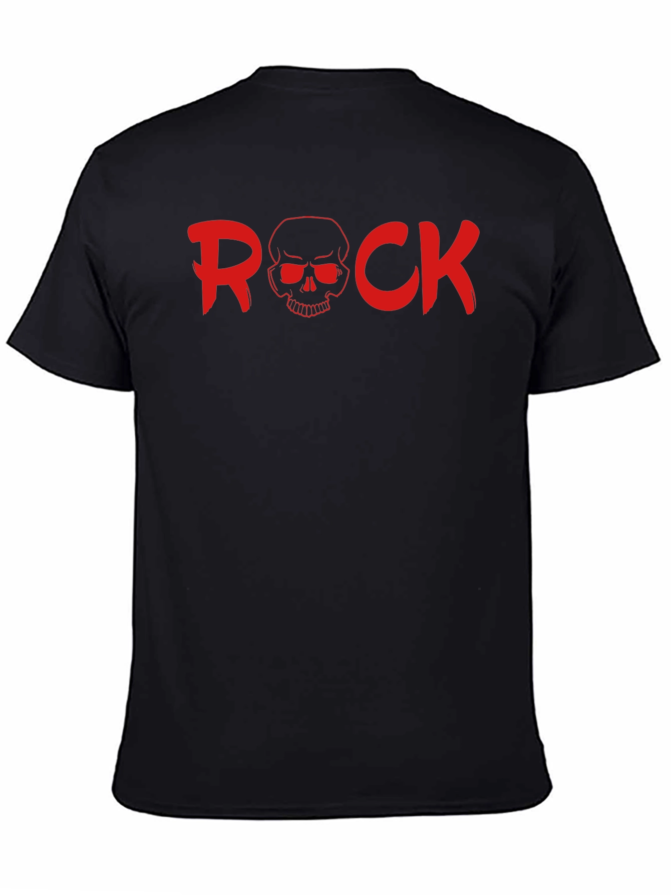 Rock Skull Graphic T-Shirt - Bold & Edgy