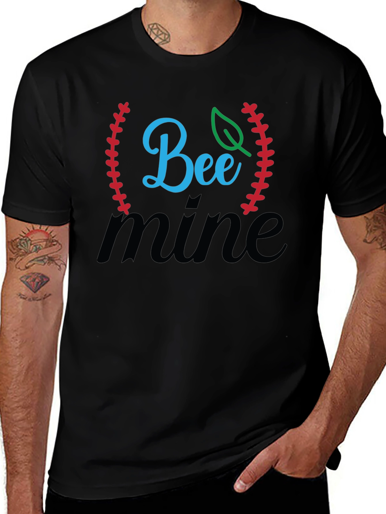 Bee Mine T-Shirt - Baseball Valentines Day Tee
