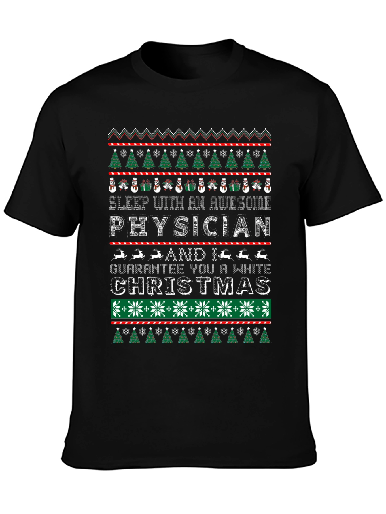 Awesome Physician Ugly Christmas Sweater T-Shirt
