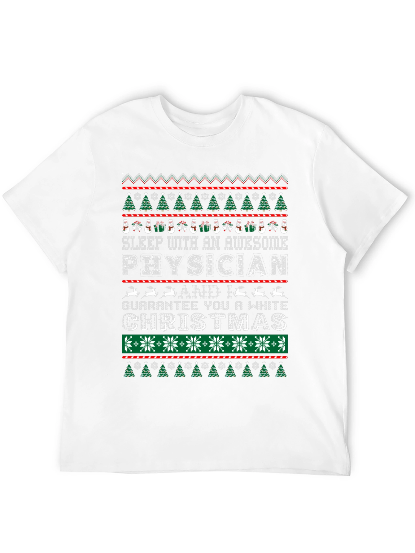 Awesome Physician Ugly Christmas Sweater T-Shirt