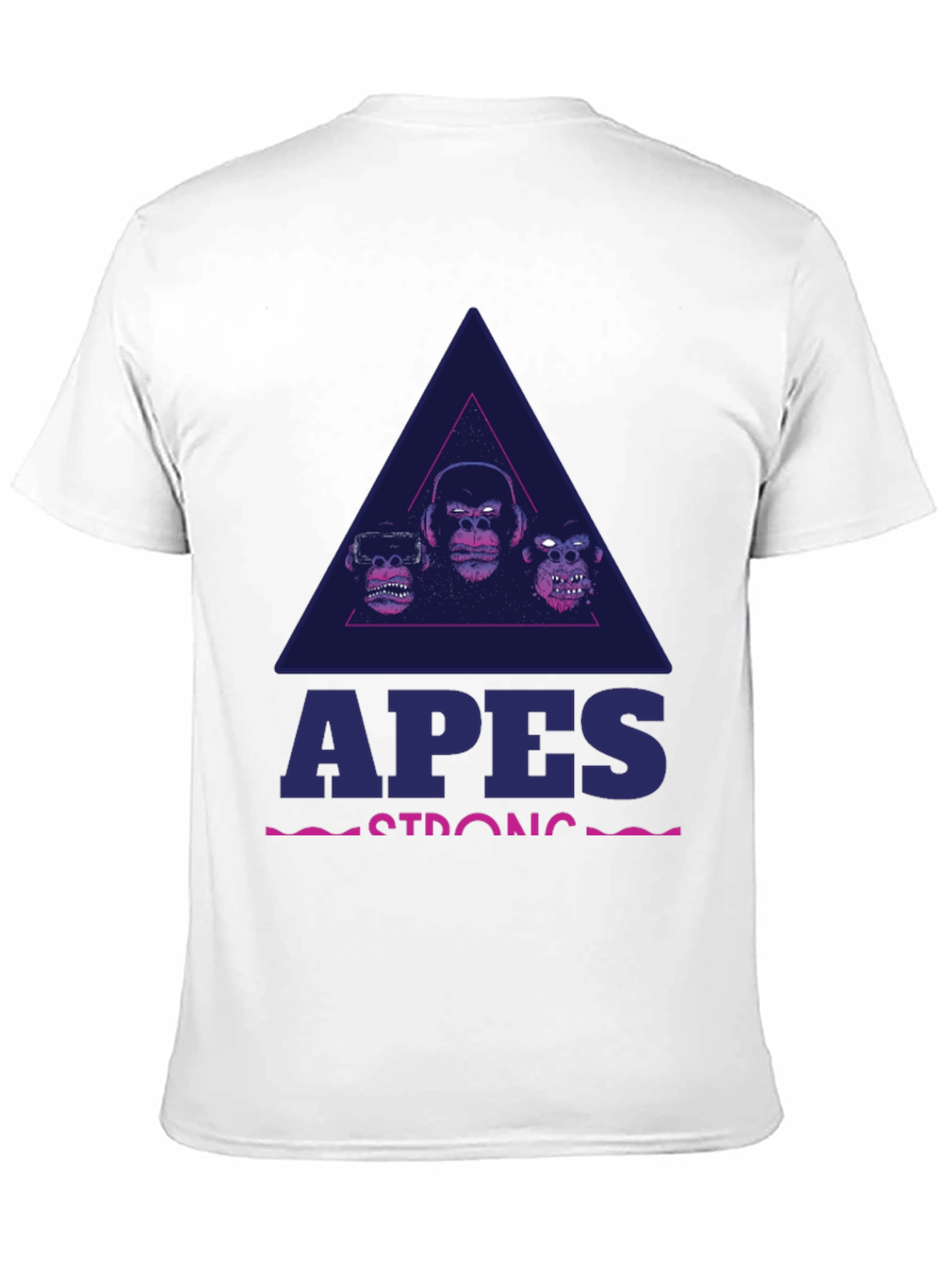 Apes Strong Black Graphic T-Shirt