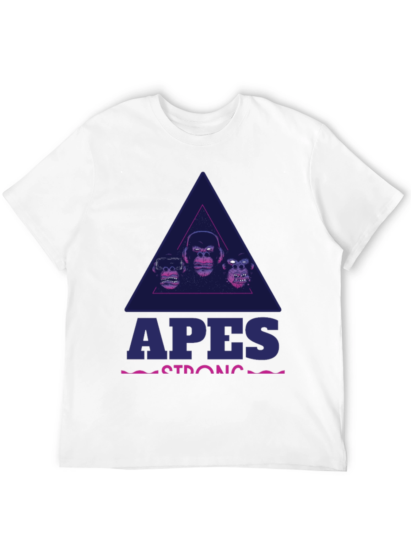 Apes Strong Black Graphic T-Shirt