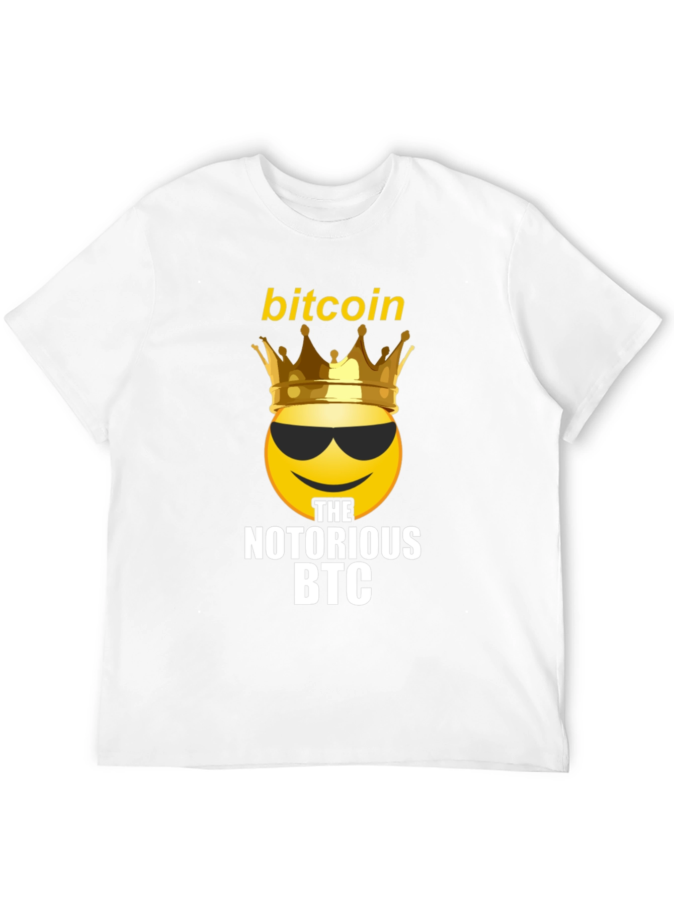 Bitcoin King Emoji T-Shirt - Notorious BTC
